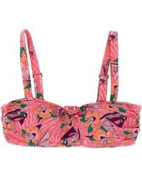 Love Stories - Floral Print Bikini Top Beachwear - Lyst