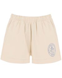 Sporty & Rich - Shorts In Jersey Lion Crest Disco - Lyst