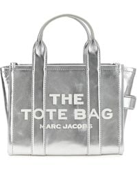 Marc Jacobs - The Metallic Leather Small Tote Borse A Mano-Donna - Lyst