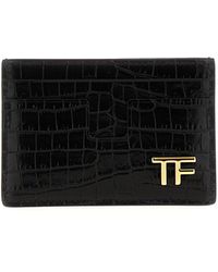 Tom Ford - Logo Card Holder Wallets, Card Holders - Lyst