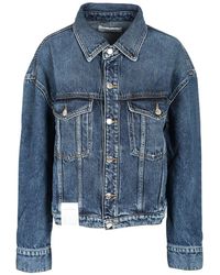 ICON DENIM Lori Denim Jacket in Blue | Lyst