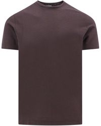 Zanone - Basic Cotton T-shirt - Lyst