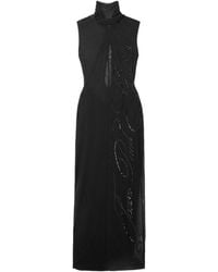 Jean Paul Gaultier - Tulle Maxi Dress With Halterneck - Lyst