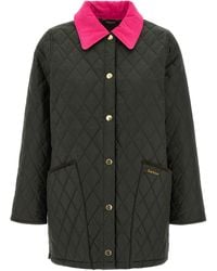 Barbour - Icons Modern Puffer Jackets Verde-Donna - Lyst
