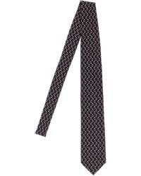Brioni - Jacquard Tie Cravatte Blu-Uomo - Lyst