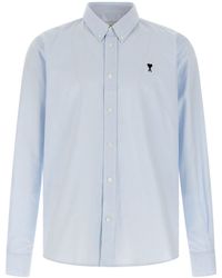 Ami Paris - Ami De Coeur Shirt And Blouse Light - Lyst