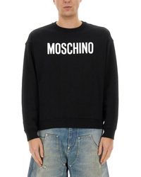 Moschino - Felpa Con Logo - Lyst