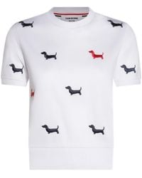 Thom Browne - T-shirts And Polos Light And Natural - Lyst