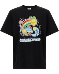 CASABLANCA - Manga Tennis Ball' T-Shirt - Lyst