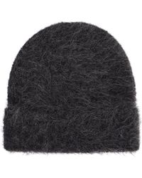 Séfr - Cappello Beanie Fuzzy In Alpaca - Lyst