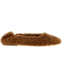 Dries Van Noten - Fur Ballet Flats - Lyst