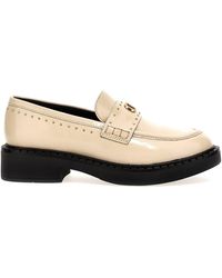 Twin Set - Studded Logo Loafers - Lyst