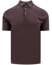 Zanone - Organic Cotton Basic Polo Shirt - Lyst