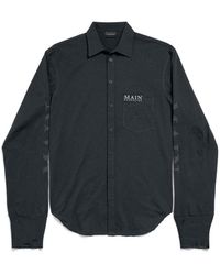 Balenciaga - Camicia Con Maniche Stile T-Shirt Main Character Artwork - Lyst