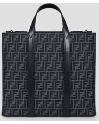Fendi - Ff Jacquard Fabric Bag - Lyst