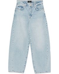 7 For All Mankind - Bonnie High-waisted Twisted Jeans Clothing - Lyst