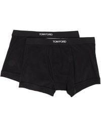 Tom Ford - Set Of 2 Logo-Waistband Cotton Boxer Briefs - Lyst
