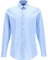 Dolce & Gabbana - Dg Essential Shirt Camicie Celeste - Lyst