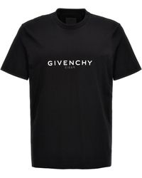 Givenchy - Logo T Shirt Nero - Lyst