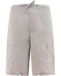 GR10K - Short With Drawstring Waist Shorts - Lyst