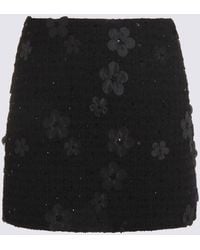 Twinset - Skirts Boucle' Fiori Nero-Donna - Lyst