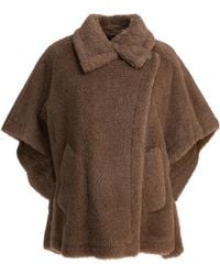 Max Mara - Alpaca And Wool Cape - Lyst