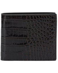 Tom Ford - Crocodile Print Leather Wallet - Lyst
