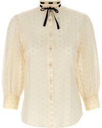 Valentino Garavani - Shirt Sangallo Shirt And Blouse - Lyst
