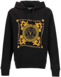 Versace - Logo Hoodie Sweatshirt - Lyst