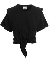 Isabel Marant - Zeli Midi T-shirt Black - Lyst