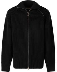 Dries Van Noten - Maglione Monty Con Zip Completa E Collo Alto-Uomo - Lyst