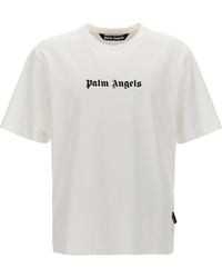 Palm Angels - Classic Logo-print Cotton-jersey T-shirt - Lyst