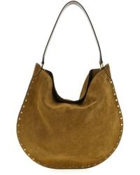 Isabel Marant - Oskan Hobo Soft Borse A Spalla E Tracolla Marrone-Donna - Lyst