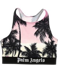 Palm Angels - ' Sunset Logo' Sporty Top' - Lyst