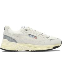 Autry - Hyperway Low Suede/Mesh Wht/Silv Sneakers & Slip-On Bianco-Uomo - Lyst