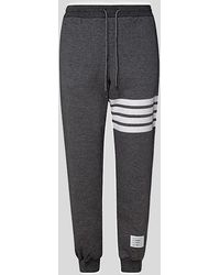 Thom Browne - Trousers Blacks And Greys-Uomo - Lyst