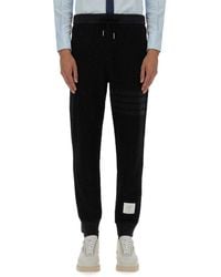 Thom Browne - Silk And Cotton Pants - Lyst