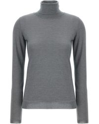 Brunello Cucinelli - Lurex Turtleneck Sweater, Cardigans - Lyst