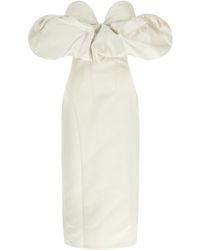 Elisabetta Franchi - Abito Off The Shoulder - Lyst