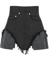 Rick Owens - Shorts With Frayed Edges - Lyst
