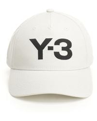 Y-3 - Y-3 Classic Logo Cap Hats White - Lyst