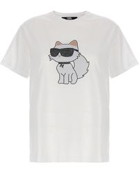 Karl Lagerfeld - Ikonik 2.0 T Shirt Bianco - Lyst