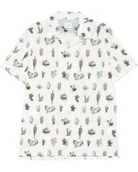 Paul Smith - Printed Cotton Shirt - Lyst