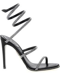 Rene Caovilla - Cleo Sandali Nero-Donna - Lyst
