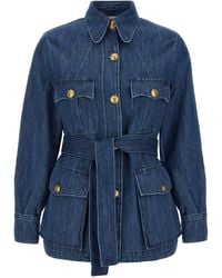 Valentino Garavani - Denim Jacket Casual Jackets, Parka - Lyst