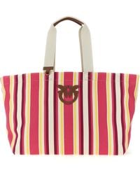Pinko Miranda Maxi Tote in Natural | Lyst UK