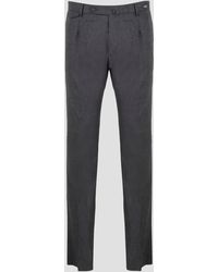 Tagliatore - Wool Stretch Tailored Trousers - Lyst