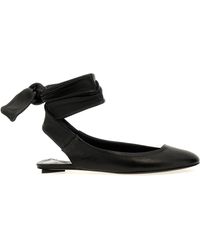 The Attico - Cloe Flat Shoes Nero - Lyst