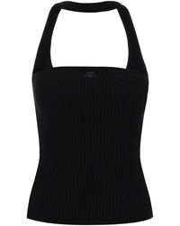 Courreges - "Ribbed Hyperbole Top - Lyst