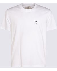 Ami Paris - T-Shirts And Polos Light And Natural-Uomo - Lyst